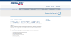 Desktop Screenshot of outsourcing-bancario.cedacri.it