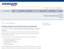 Tablet Screenshot of outsourcing-bancario.cedacri.it